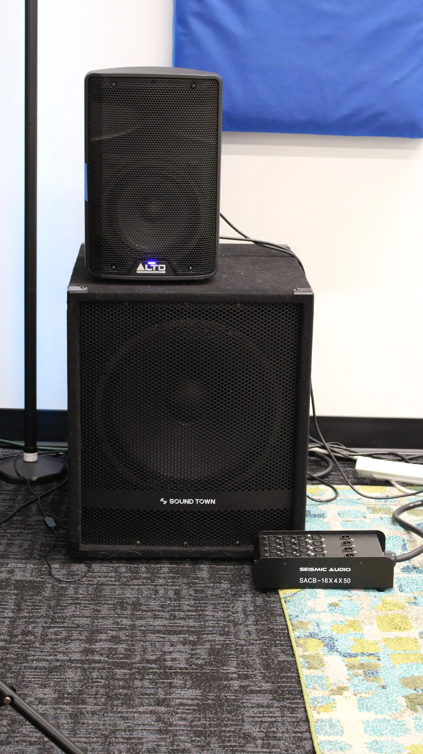 Soundtown-sub, Alto monitor, 16-channel snake